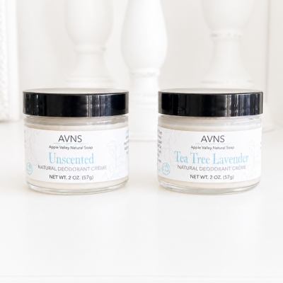 Natural Deodorant Creme (Regular & Unscented)
