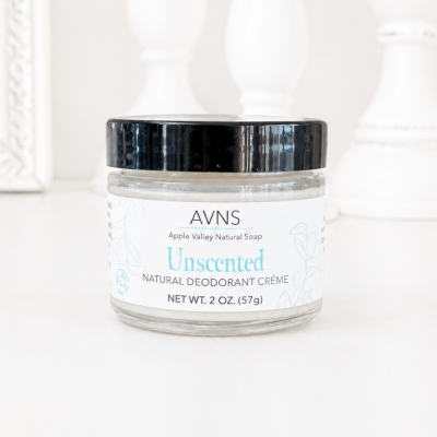 Natural Deodorant Creme (Regular & Unscented)